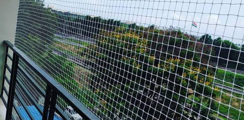 Balcony Safety Nets in Hyderabad | Call 7674073288 Raj for Installation 