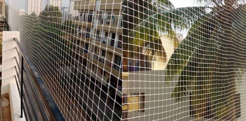 Bird Nets In Hyderabad for Balcony | Call 7674073288 To Get Charges Near Me