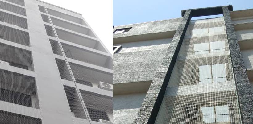 Duct Area Pigeon Nets In Hyderabad | Call 7674073288 For Same Day Installation